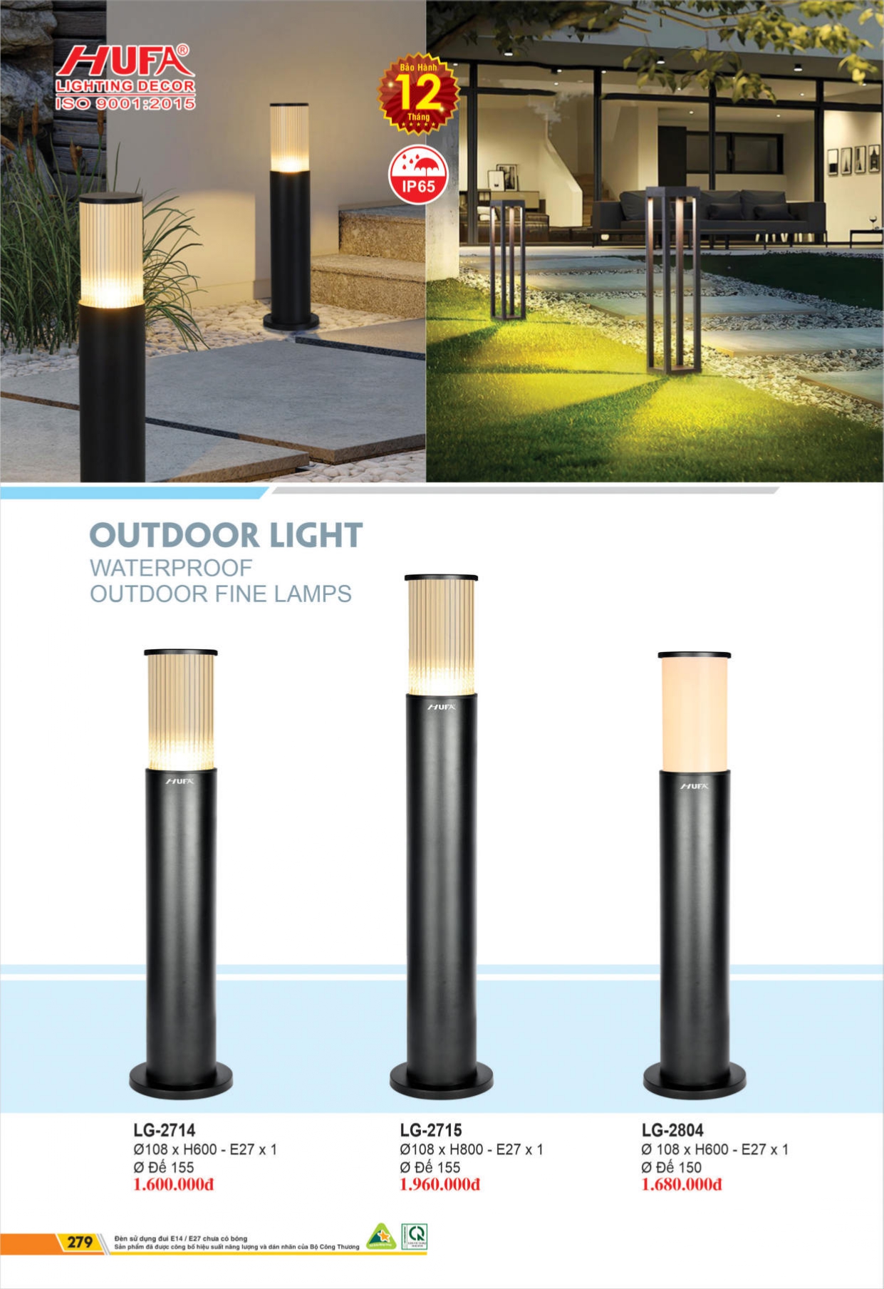 Bảng giá đèn LED HUFA 2026